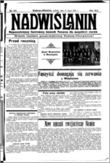 Nadwiślanin. Gazeta Ziemi Chełmińskiej, 1931.07.11 R. 13 nr 157