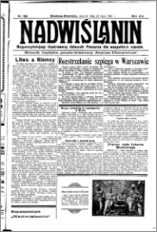Nadwiślanin. Gazeta Ziemi Chełmińskiej, 1931.07.21 R. 13 nr 165