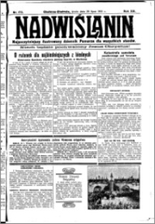 Nadwiślanin. Gazeta Ziemi Chełmińskiej, 1931.07.29 R. 13 nr 172