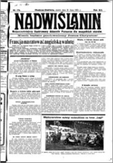 Nadwiślanin. Gazeta Ziemi Chełmińskiej, 1931.07.31 R. 13 nr 174