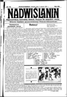 Nadwiślanin. Gazeta Ziemi Chełmińskiej, 1931.08.02 R. 13 nr 176