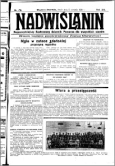 Nadwiślanin. Gazeta Ziemi Chełmińskiej, 1931.08.05 R. 13 nr 178