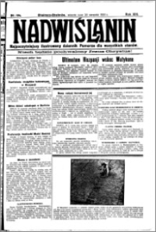 Nadwiślanin. Gazeta Ziemi Chełmińskiej, 1931.08.25 R. 13 nr 194