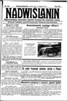 Nadwiślanin. Gazeta Ziemi Chełmińskiej, 1931.09.12 R. 13 nr 210