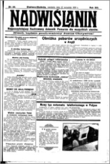 Nadwiślanin. Gazeta Ziemi Chełmińskiej, 1931.09.13 R. 13 nr 211
