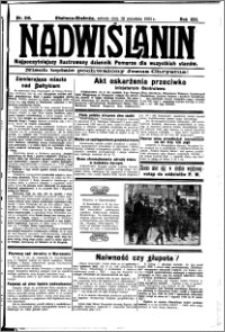 Nadwiślanin. Gazeta Ziemi Chełmińskiej, 1931.09.19 R. 13 nr 216