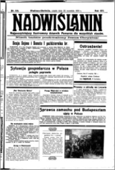 Nadwiślanin. Gazeta Ziemi Chełmińskiej, 1931.09.25 R. 13 nr 221