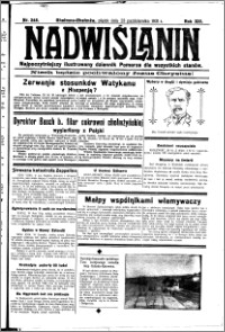 Nadwiślanin. Gazeta Ziemi Chełmińskiej, 1931.10.23 R. 13 nr 245