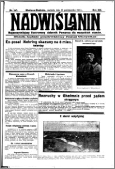 Nadwiślanin. Gazeta Ziemi Chełmińskiej, 1931.10.25 R. 13 nr 247