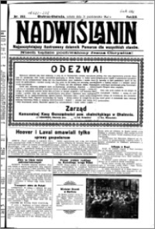 Nadwiślanin. Gazeta Ziemi Chełmińskiej, 1931.10.31 R. 13 nr 252