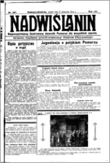 Nadwiślanin. Gazeta Ziemi Chełmińskiej, 1931.11.06 R. 13 nr 257