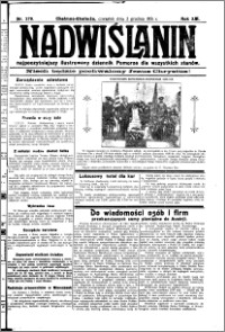 Nadwiślanin. Gazeta Ziemi Chełmińskiej, 1931.12.03 R. 13 nr 279
