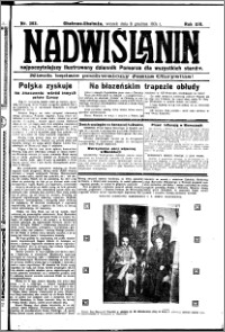 Nadwiślanin. Gazeta Ziemi Chełmińskiej, 1931.12.08 R. 13 nr 283