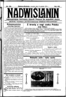 Nadwiślanin. Gazeta Ziemi Chełmińskiej, 1931.12.10 R. 13 nr 284