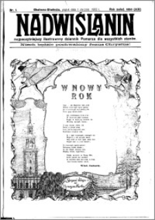 Nadwiślanin. Gazeta Ziemi Chełmińskiej, 1932.01.01 R. 14 nr 1