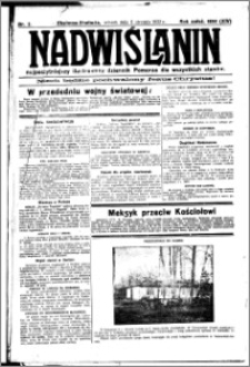 Nadwiślanin. Gazeta Ziemi Chełmińskiej, 1932.01.05 R. 14 nr 2
