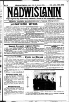 Nadwiślanin. Gazeta Ziemi Chełmińskiej, 1932.01.15 R. 14 nr 10