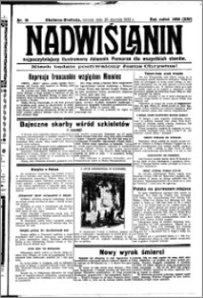 Nadwiślanin. Gazeta Ziemi Chełmińskiej, 1932.01.26 R. 14 nr 19