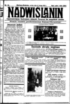 Nadwiślanin. Gazeta Ziemi Chełmińskiej, 1932.02.13 R. 14 nr 34