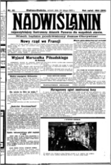Nadwiślanin. Gazeta Ziemi Chełmińskiej, 1932.02.23 R. 14 nr 42