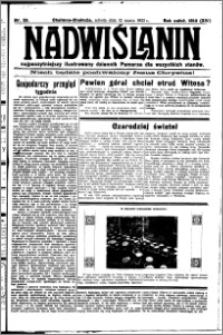 Nadwiślanin. Gazeta Ziemi Chełmińskiej, 1932.03.12 R. 14 nr 58