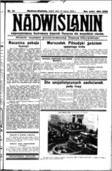 Nadwiślanin. Gazeta Ziemi Chełmińskiej, 1932.03.18 R. 14 nr 63