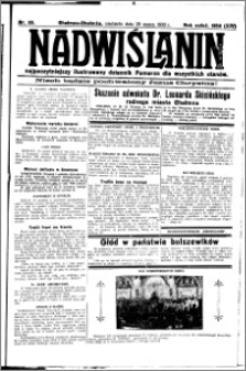 Nadwiślanin. Gazeta Ziemi Chełmińskiej, 1932.03.20 R. 14 nr 65