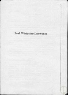 Profesor Władysław Dziewulski (1878-1962)
