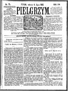 Pielgrzym, pismo religijne dla ludu 1882 nr 75