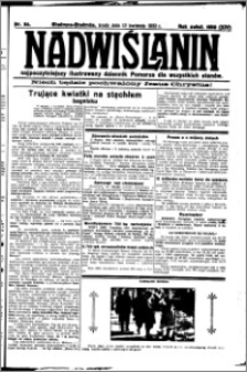 Nadwiślanin. Gazeta Ziemi Chełmińskiej, 1932.04.13 R. 14 nr 84