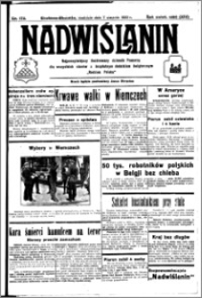 Nadwiślanin. Gazeta Ziemi Chełmińskiej, 1932.08.07 R. 14 nr 178