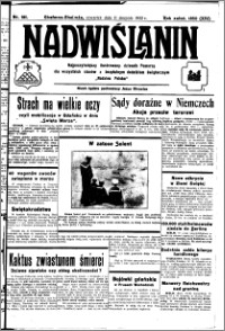 Nadwiślanin. Gazeta Ziemi Chełmińskiej, 1932.08.11 R. 14 nr 181