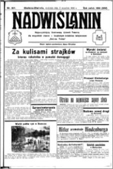 Nadwiślanin. Gazeta Ziemi Chełmińskiej, 1932.09.11 R. 14 nr 207