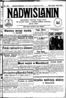 Nadwiślanin. Gazeta Ziemi Chełmińskiej, 1932.10.04 R. 14 nr 226