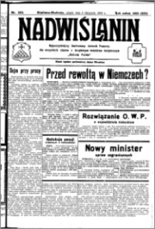 Nadwiślanin. Gazeta Ziemi Chełmińskiej, 1932.11.04 R. 14 nr 252