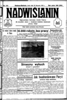 Nadwiślanin. Gazeta Ziemi Chełmińskiej, 1932.11.30 R. 14 nr 273