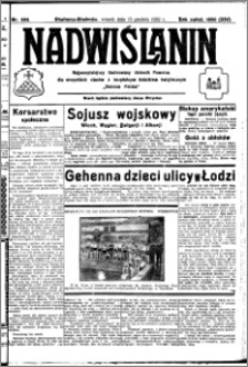 Nadwiślanin. Gazeta Ziemi Chełmińskiej, 1932.12.13 R. 14 nr 283