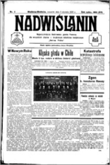 Nadwiślanin. Gazeta Ziemi Chełmińskiej, 1933.01.05 R. 15 nr 3