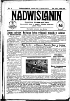 Nadwiślanin. Gazeta Ziemi Chełmińskiej, 1933.01.12 R. 15 nr 6
