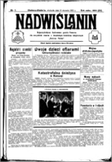 Nadwiślanin. Gazeta Ziemi Chełmińskiej, 1933.01.15 R. 15 nr 7