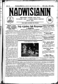 Nadwiślanin. Gazeta Ziemi Chełmińskiej, 1933.01.22 R. 15 nr 10