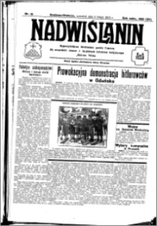 Nadwiślanin. Gazeta Ziemi Chełmińskiej, 1933.02.09 R. 15 nr 18