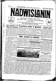 Nadwiślanin. Gazeta Ziemi Chełmińskiej, 1933.02.12 R. 15 nr 19