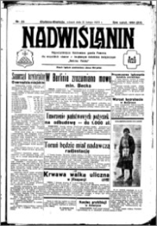 Nadwiślanin. Gazeta Ziemi Chełmińskiej, 1933.02.21 R. 15 nr 23
