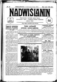 Nadwiślanin. Gazeta Ziemi Chełmińskiej, 1933.02.23 R. 15 nr 24