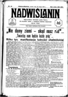 Nadwiślanin. Gazeta Ziemi Chełmińskiej, 1933.02.28 R. 15 nr 26
