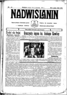 Nadwiślanin. Gazeta Ziemi Chełmińskiej, 1933.04.11 R. 15 nr 44