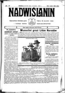 Nadwiślanin. Gazeta Ziemi Chełmińskiej, 1933.04.13 R. 15 nr 45