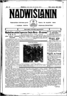 Nadwiślanin. Gazeta Ziemi Chełmińskiej, 1933.04.19 R. 15 nr 47