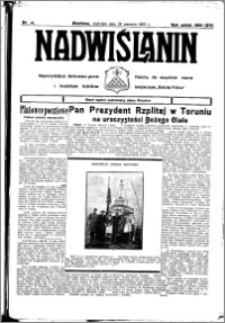 Nadwiślanin. Gazeta Ziemi Chełmińskiej, 1933.06.18 R. 15 nr 71